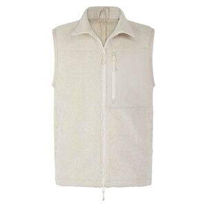 Front Row Unisex Adult Sherpa Recycled Vest / Natural